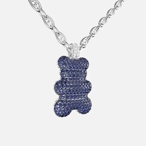 Adjustable Dual Color Blue Necklace