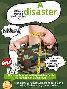 MICUI | Elastic Military Training Belt Women Teen Students