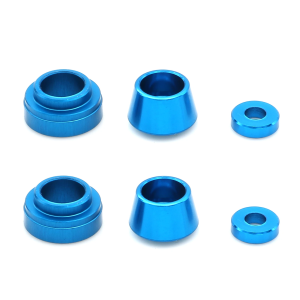 CNC Metal Precision Steering Knuckle Flange Sleeve Bushing Gasket for Tamiya TT02 1/10 RC Car Upgrade Part