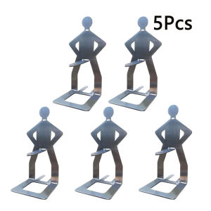 Funny BBQ Sausage Holder Stainless Steel Hot Dog Grill Holder Portable Camping Backpack Rack People Sausage Stand For Picnics