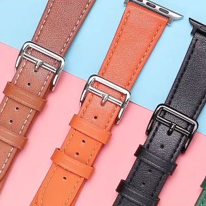 [SG] iWatch Premium Leather Strap Watch Band - Series 1/2/3/4/5/6/SE/7/8/SE2/9/10/Ultra/Ultra 1/Ultra 2 (38mm/40mm/41mm/42mm(S10) & 42mm/44mm/45mm/46mm(S10)/49mm)