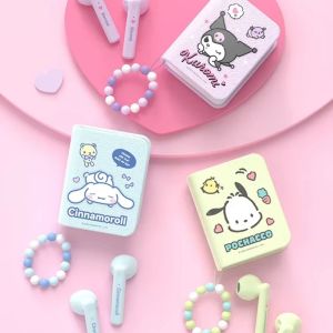 Sanrio | Sanrio My Melody Bluetooth Earbuds Kuromi Cinnamoroll TWS Wireless Earphones Sport Noise Reduction Touch Control Headphones