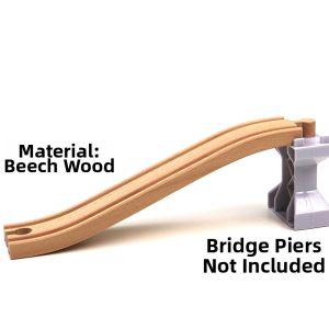 Magnetic Bendy Tunnel Tracks Train Toys Wooden