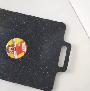 กระทะเกาหลี ขนาด 26*36 cm. กระทะปิ้งย่าง ถาดย่าง ย่างสเต็ก ปิ้งย่างเกาหลี