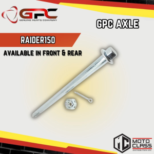 GPC AXLE RAIDER150 FRONT & REAR