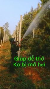 Bộ Mặt Nạ Phòng Độc Phun Trừ Sâu Hoá Chất Có Máy Bơm Khí Tươi Giúp Người Đeo Dễ Thở Không Bị Mồ HôiKhông Bị Mờ Kính