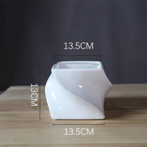 Bình Hoa Gốm Trắng Đơn Giản Sang Trọng Bình Hoa Thủy Tinh Trang Trí Nhà Cửa Trang Trí Bàn Ăn Phòng Khách Bình Hoa Bằng Sứ