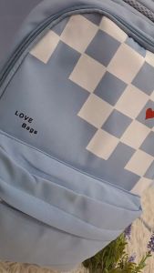 Korea Backpack High Quality Design Petak ( Beg Sekolah / School Bag / Beg Galas / Laptop / College ) 3109