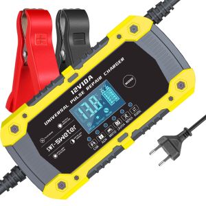 EU Plug 12V 10A SWT-1880 Automotive Battery Charger for Car Motorcycle Batteries Fast Charging Lifepo4 AGM GEL WET Lead Acid Sma