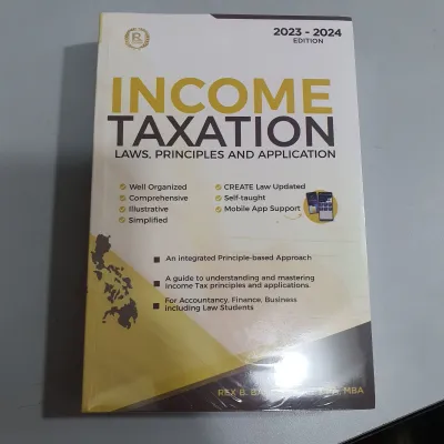 Income Taxation Law Principles and Application 2023 -2024