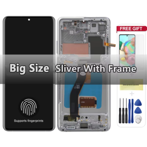 6.8 AMOLED Digital Touch Screen Display for Samsung S21 Ultra 5G G998F G998B with Frame LCD Replacement Part