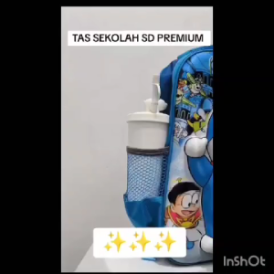 Tas Ransel Anak PREMIUM Doraemon Batman Transformer Cars Spiderman