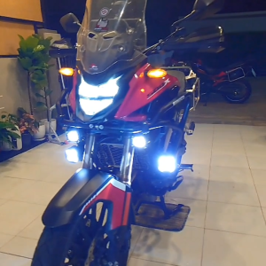 ไฟสปอร์ตไลท์ CB500X รุ่น PATO-Tech VOYAGER 4 STD ปลั๊กตรงรุ่น อุปกรณ์ครบจบในชุดเดียว