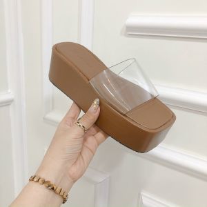 [HOT] Dép đế bánh mì quai ngang bản trong cực đẹp mẫu thiết kế đế mút nhẹ bọc da cao 7p quai trong mềm mại đi cực êm chân luôn ạ | Hàng Cao Cấp | Ảnh Thật Shop Đẹp Store