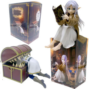Frieren Beyond Journeys End Frieren Treasure Box Monster Anime Figure Toy Fern Noodle Stopper Action Figurine