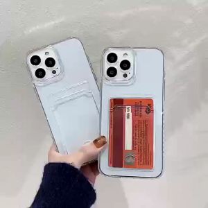 Card Clear Case for iPhone 6-14 Plus: A Versatile & Durable Protective Solution