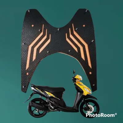 Yamaha mio sporty// Soulty footboard rubber matting trio design