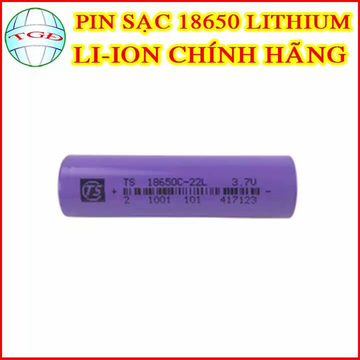 Pin sạc 18650 Lithium Li-ion chính hãng
