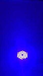 LAMPU DISCO PUTAR 18 MATA LED RGB REMOTAN AC 220V & LAMPU PAR LED SOROT DISCO PANGGUNG WARNA WARNI