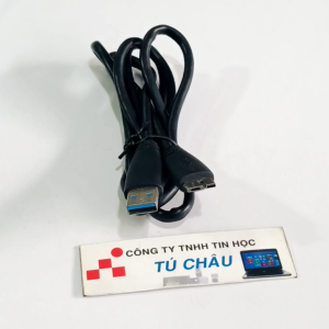 Cáp ổ cứng USB 3.0 ra Micro B dài 1.2m Tháo LK / Cable USB 3.0 AM to Micro BM / Màu Trắng hoặc Đen)