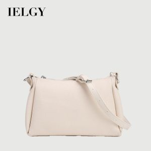 IELGY กระเป๋าแฟชั่นกระเป๋าแบบหนีบแขนผู้หญิงแมสเซ็นเจอร์สะพายไหล่เดียวความจุขนาดใหญ่