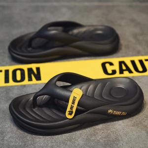 New Karlen Mens Summer Outdoor Wear Anti-Slip Thong Slippers Thick Bottom Step Sensation Sports Beach Slippers Breathable EVA