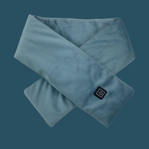 USB Women Men Heating Scarf Temperature Scarf 3 Gears Wrap Fleece Washable Electric Neck Warmer Not Inclound Battery for Camping