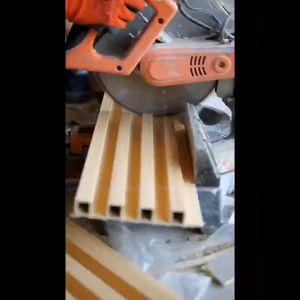 (2.9M x 16CM) Wallpanel WPC  / Wood Panel PVC / Kisi Kisi Kayu / Dinding Motif Kayu 3D Wallpanel PVC