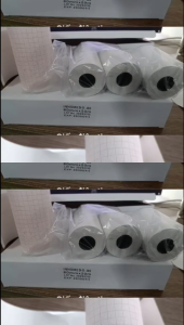 Giấy Điện Tim 80mm×20m Dùng Cho Các Máy Đo Điện Tim 3 Kênh.Hộp 5 cuộn