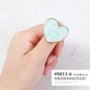 Nail Art Palette Agate Phnom Penh Resin Crystal Painted Ring Palette Nail Tip Display Manicure Implement