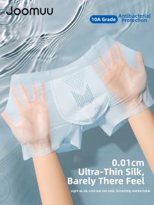 Joomuu | Mens Ice Silk Antibacterial Breathable Flat Angle Briefs