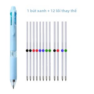 Bộ Bút Bi Đa Năng JOMPENS 4 Trong 1 Ngòi 0.7mm Viết Êm Ruột Bút Nhiều Màu Dùng Cho Văn Phòng
