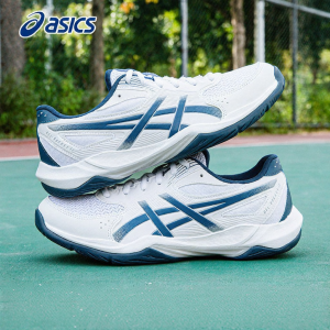 ASICS | Spring Summer Practical White Blue Badminton Shoes