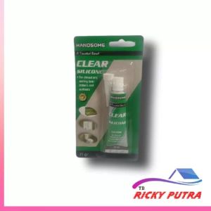 Lem kaca bening transparan lem aquarium besar kecil 35 & 85 gr COD