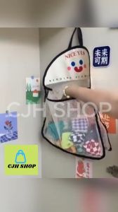 CJH SHOP 1pc Underwear Socks Hanging Storage Bag Non-woven Large Capacity Mesh Bags Wardrobe Kitchen Organizer