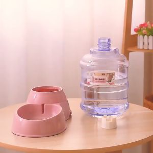 【3.8L 】 Pet Cat Dog Automatic Feeders Large Capacity Cat Water Fountain Plastic Dog Water Bottle