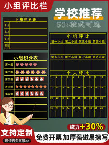 Magnetic Classroom Scoreboard Large Size Erasable Blackboard Stickers Group Competition Evaluation Bar Student Motivation Points Table