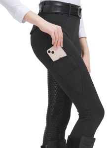 High Waist Slimming Horse Riding Trousers Elastic Silicone Grip Neutral Horse Riding Pants Spring Summer Autumn Winter