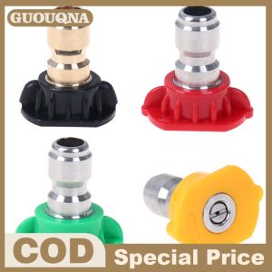 GUOUQNA 5pcs High Pressure Washer Spray Nozzle Quick Nozzle Tips 1 4 Quick Connect tools