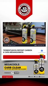 Megacools Carb Cleaner 500ml - Pembersih Karburator & Injector Mobil - Motor Ampuh