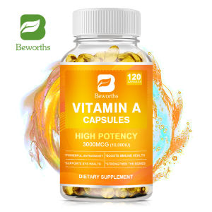 BEWORTHS Vitamin A Capsules 10000 IU Supports Healthy Skin & Eyes Antioxidant Activity & Immune System Function
