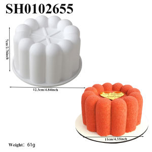 Concave Flower Mousse Silicone Molds Single or Multi-Cavity Concave Flower Molds French Pastry Mini Cake Baking Molds