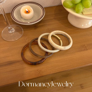 Sunset Restaurant French Style Retro Fancy Smudged Acrylic Special-Interest Design Stack New Chinese Style Bracelet Female
