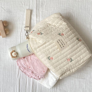 Túi Đeo Chéo Thêu Hình Gấu Dễ Thương Túi Đựng Đồ Cho Mẹ Túi Vải Túi Đựng Bỉm Túi Đựng Đồ Bên Trong Túi Đeo Chéo Bằng Vải Cotton