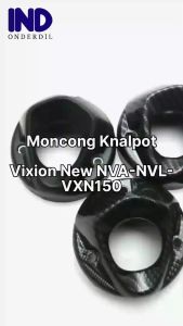 Tutup-Cover Ujung-Moncong Knalpot Karbon-Carbon Vixion New NVA-NVL-VXN