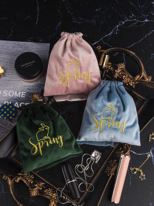 Túi Đựng Son Môi Nhung Mini Di Động Túi Đựng Đồ Trang Điểm Nền Nhỏ Gọn Túi Đựng Mỹ Phẩm Đi Dạo Cỡ Nhỏ Đơn Giản Retro Thiết Kế