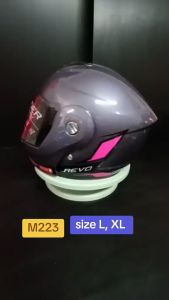 หมวกกันน็อค ยี่ห้อ RIDER รุ่น REVO เต็มใบ เปิดคางได้ รหัส M223