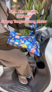 satamo / sarung tangan stang anti air/ SARUNG TANGAN METIK ANTI AIR /SARUNG TANGAN NEMPEL DI STANG