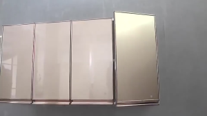 Global Kitchen Cabinet Anti-termite Glass Door Hanging Cabinet Wall For Kitchen Storage Pantry/Dish Cabinet Spice Rack