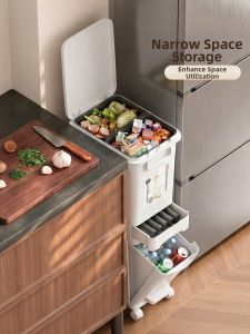 Jeko&Jeko | Hands-Free Cover Included Sorting Kitchen Trash Bin